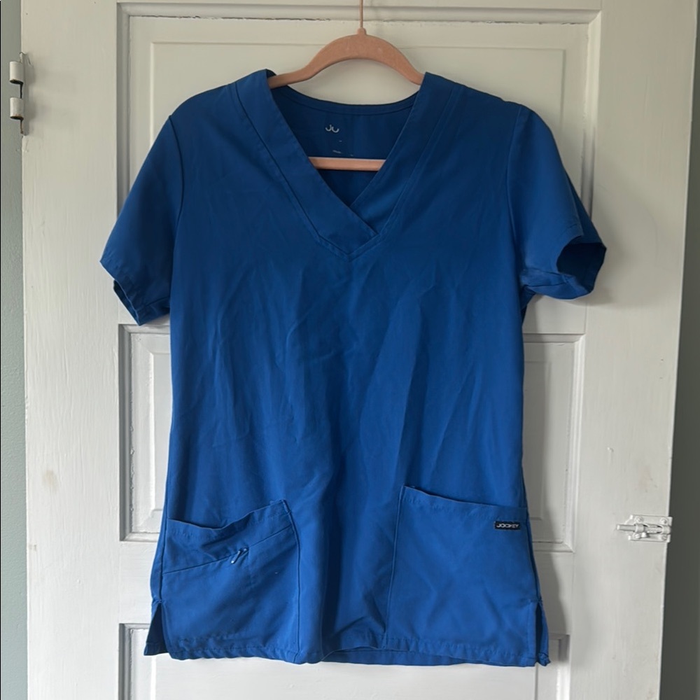 Jockey Royal Blue Scrub Top